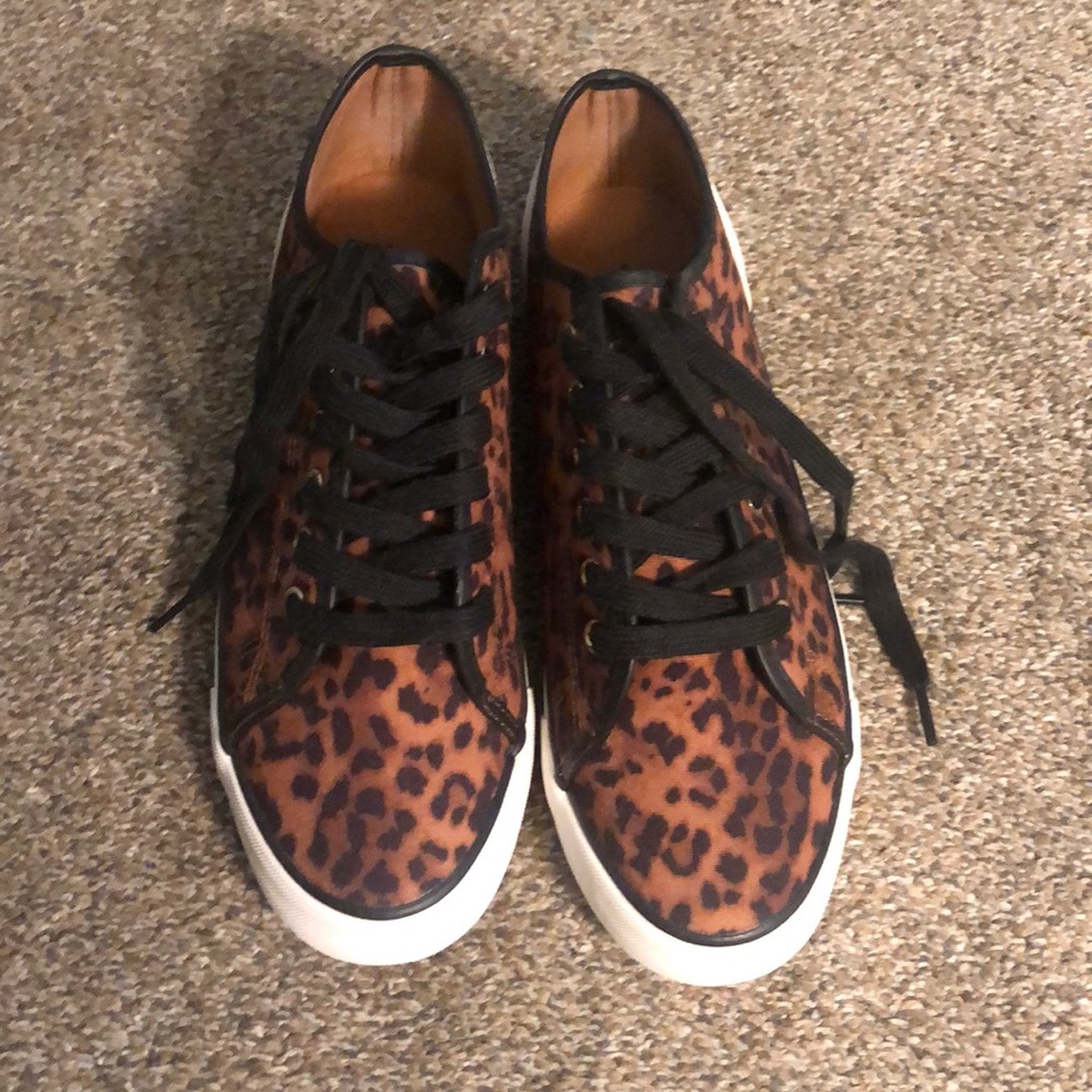 Brand New No Tags Cheetah Print Sneakers - Sz 10